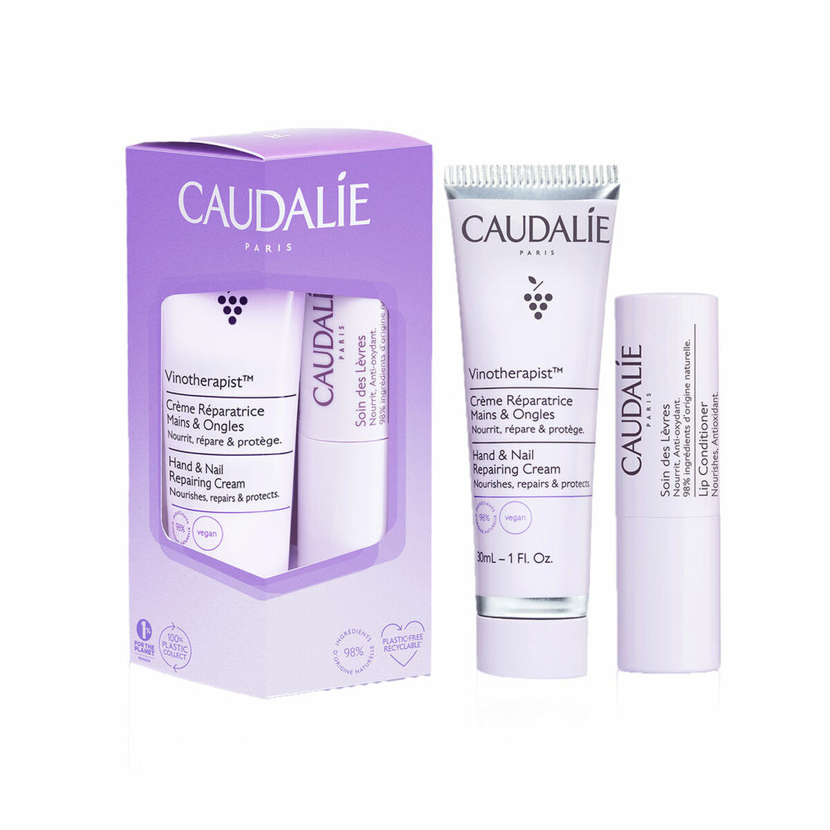 Kit för personlig omvårdnad Caudalie VINOTHERAPIST 2 Delar