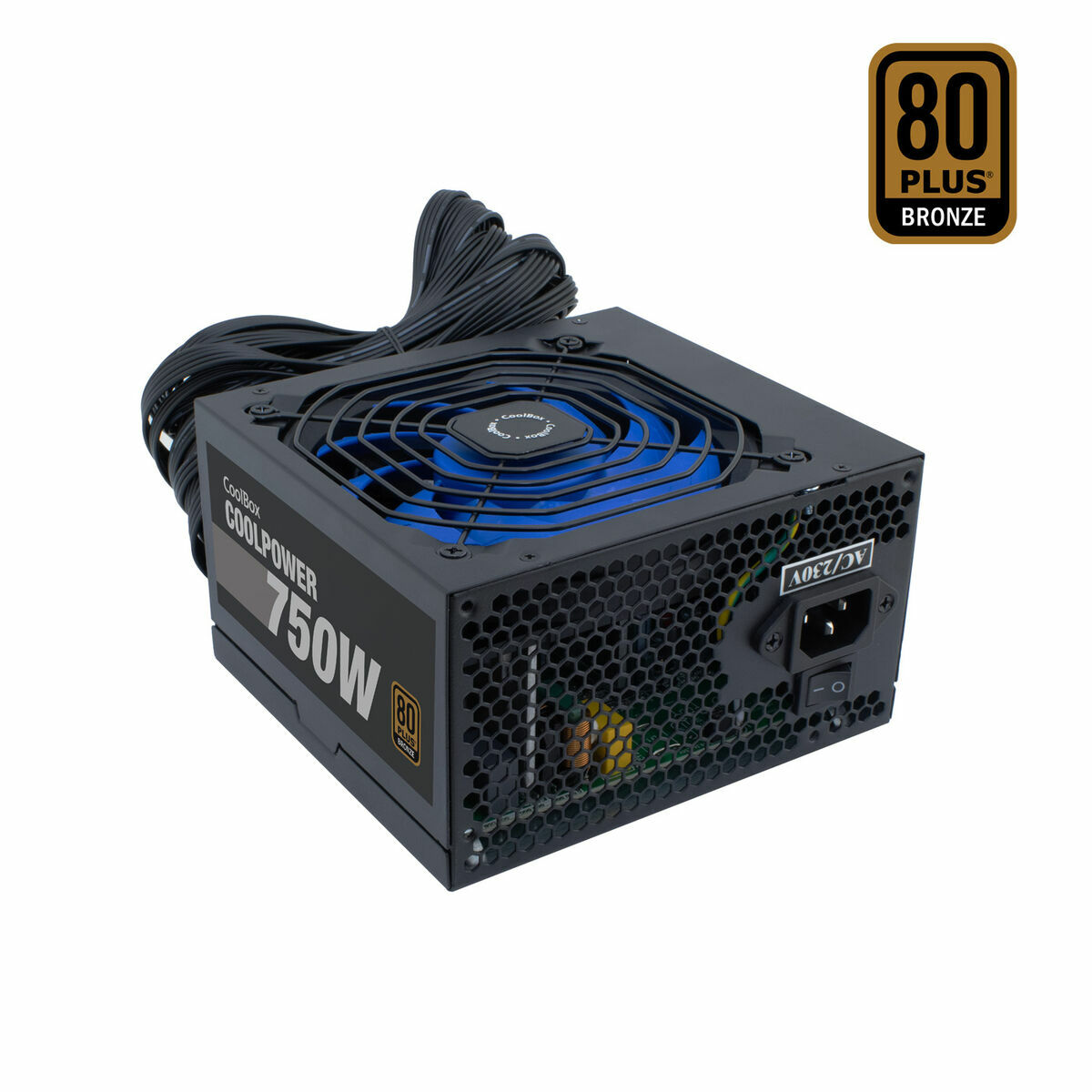 Strömtillförsel CoolBox COO-FACPO-750 ATX 750 W 80 Plus Bronze
