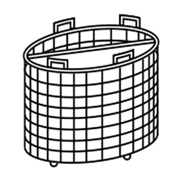 Ris korg för 150 liter kokande kastrull 2 sektorer