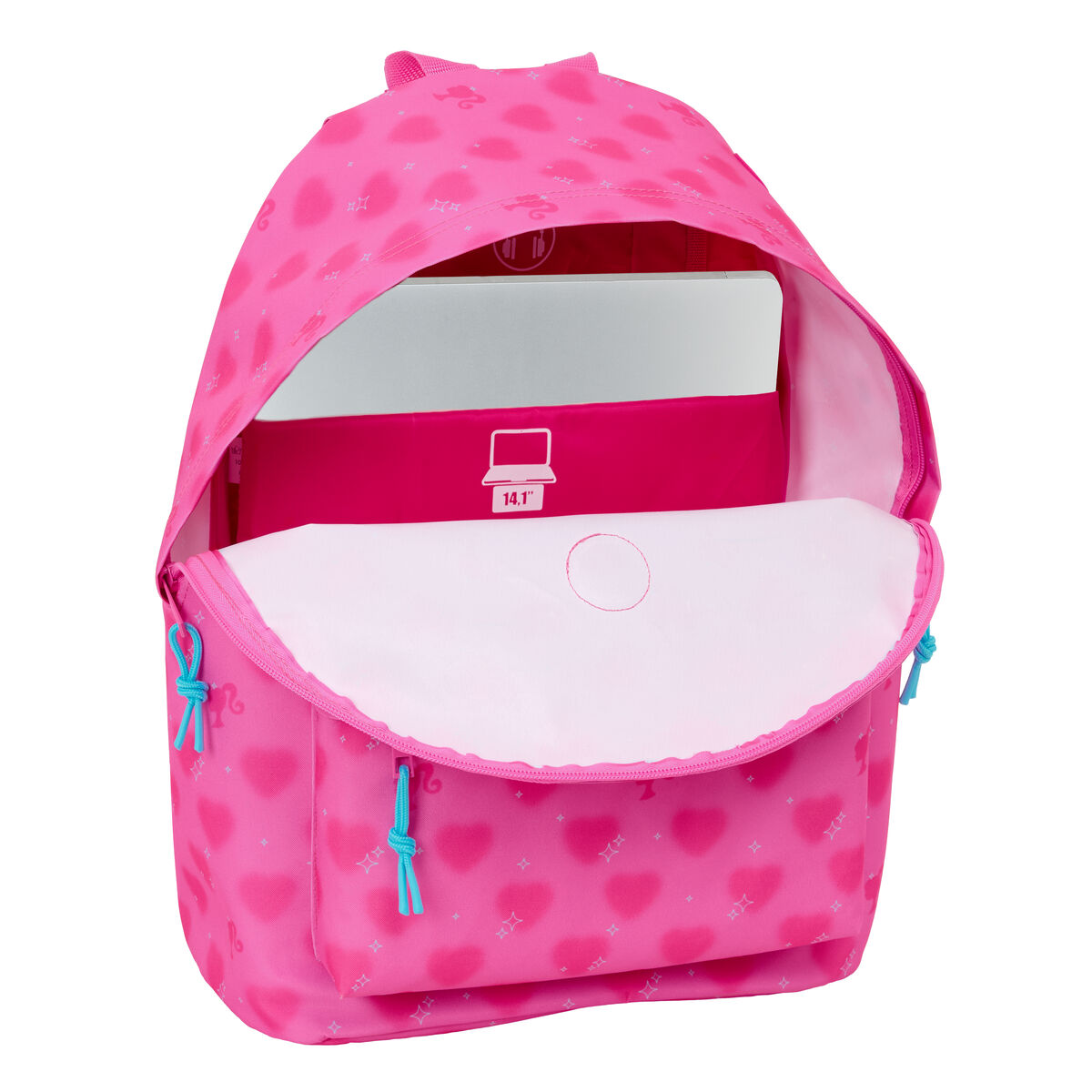 Skolryggsäck Barbie barbie Rosa 31 x 41 x 16 cm - 2