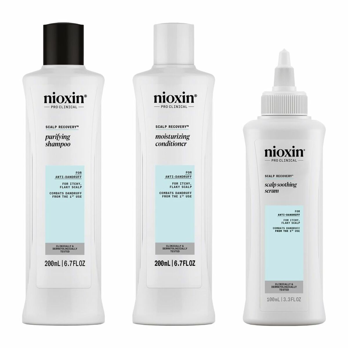 Hårstylingset Nioxin SCALP RECOVERY (3 antal)