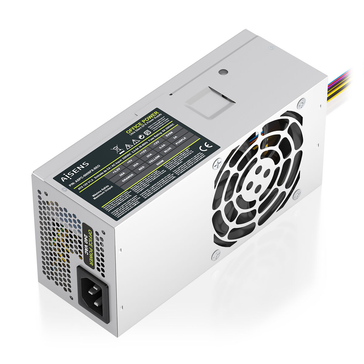 Strömtillförsel Aisens ASPC-500TFX-SEO 500 W 50 W