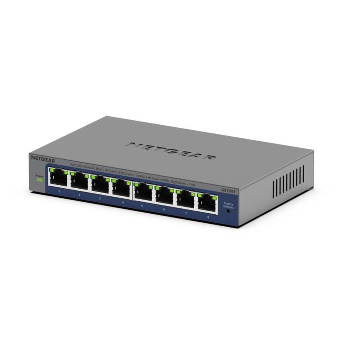 USB-kabel Netgear GS108E-400EUS Grå