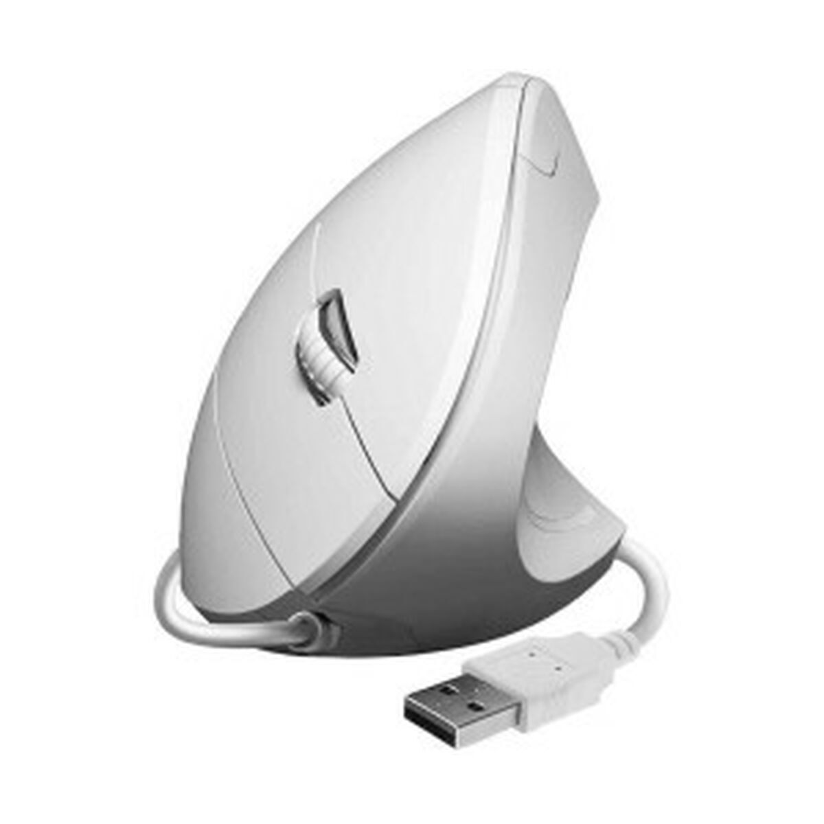 Optisk Mus Ergonomisk Subblim SUBMO-EDGVU02 Vit 1600 dpi