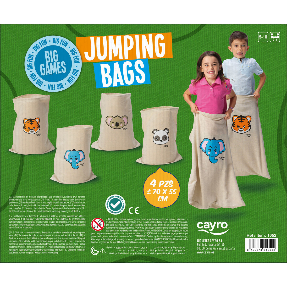 Skicklighetsspel Cayro Jumping bags 4 Delar - 2