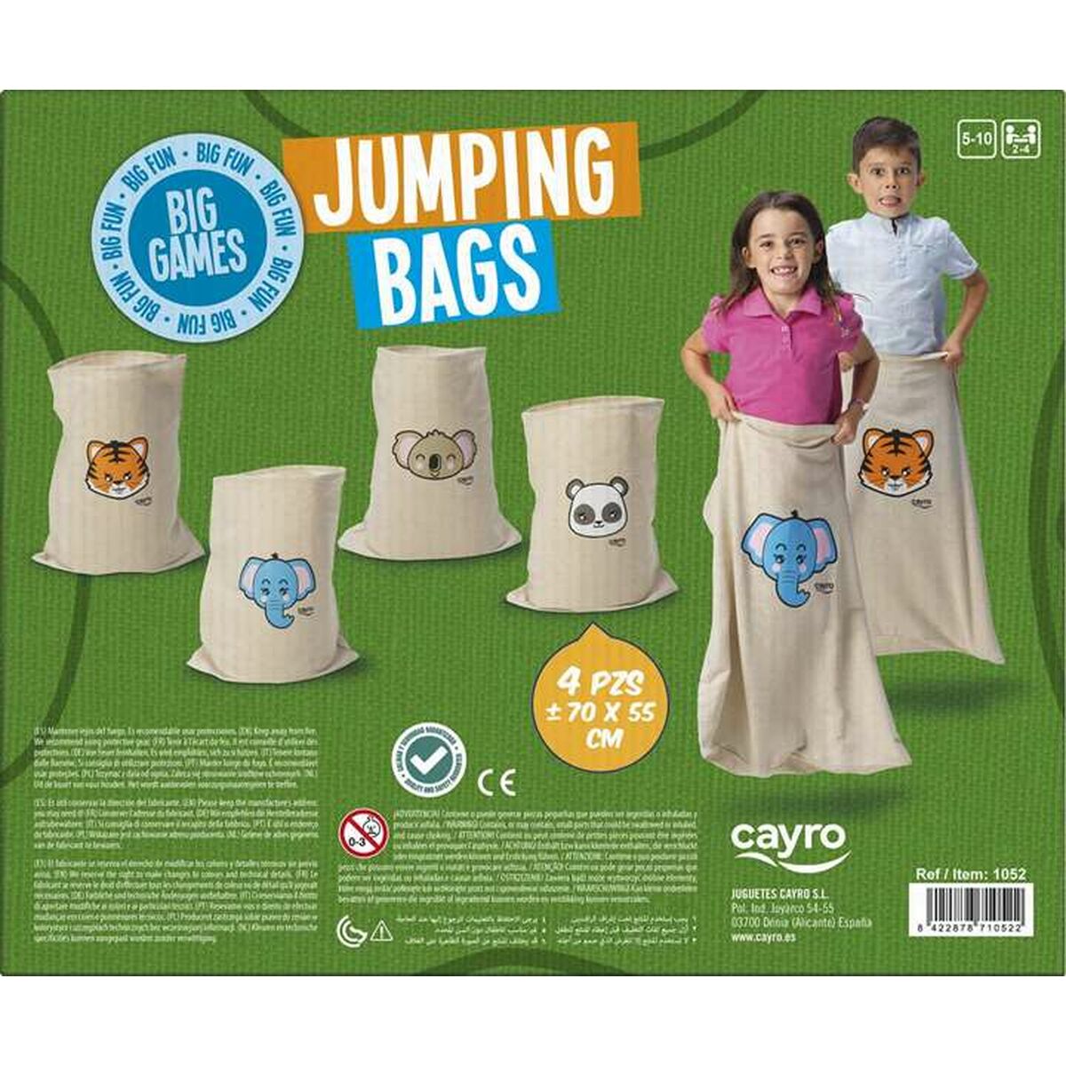 Skicklighetsspel Cayro Jumping bags 4 Delar - 3
