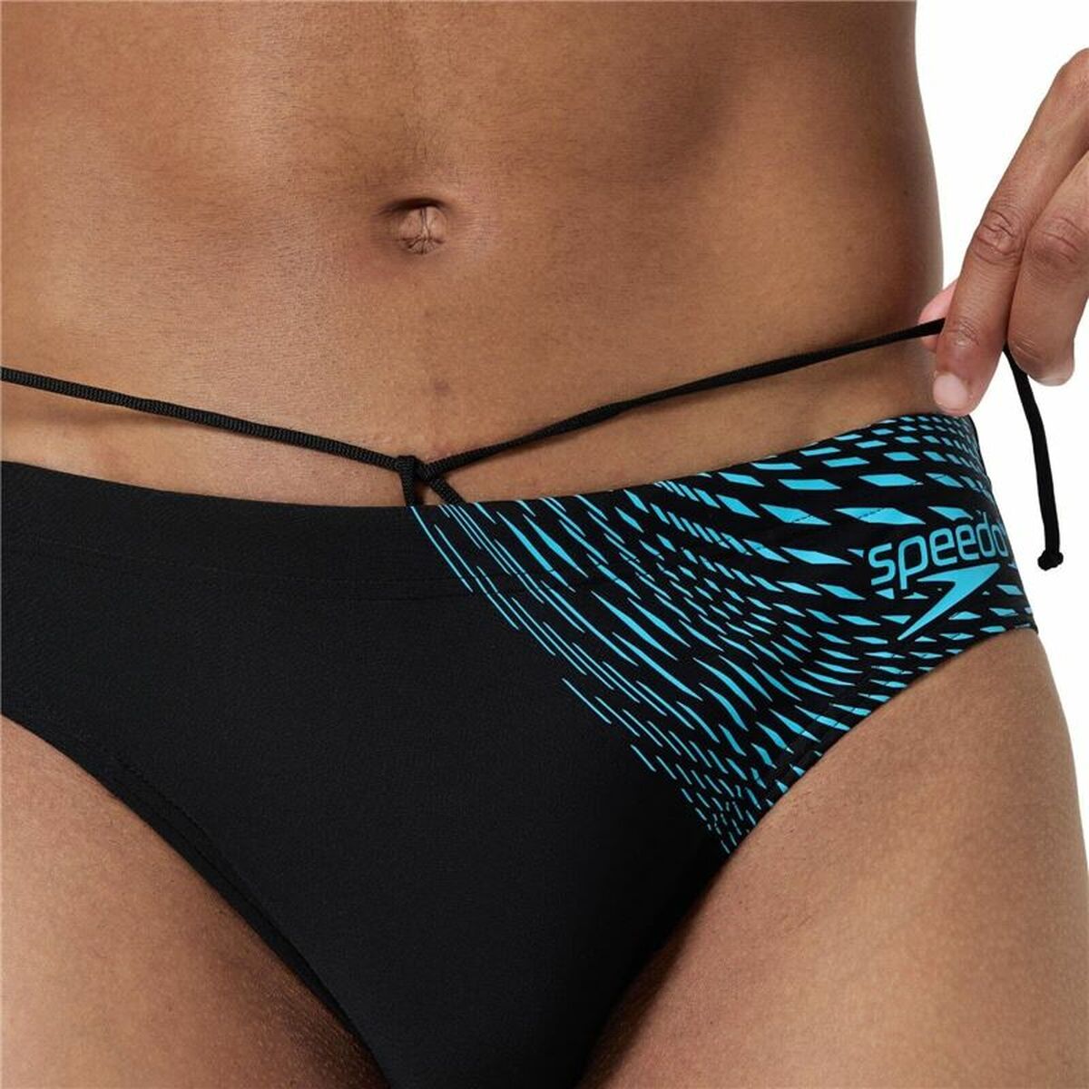 Baddräkt Herr Speedo Medley Logo Blå Svart - 2