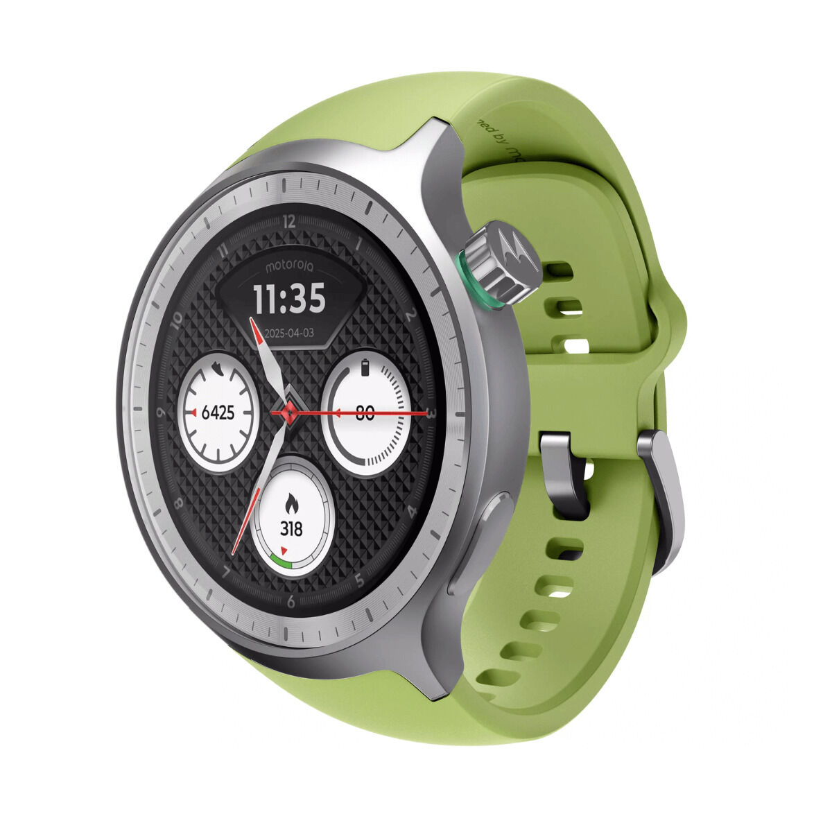 Smartklocka Motorola Silvrig 1,43"