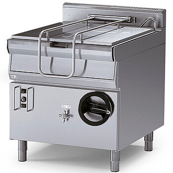 Gas luta brattpan, 112 liter