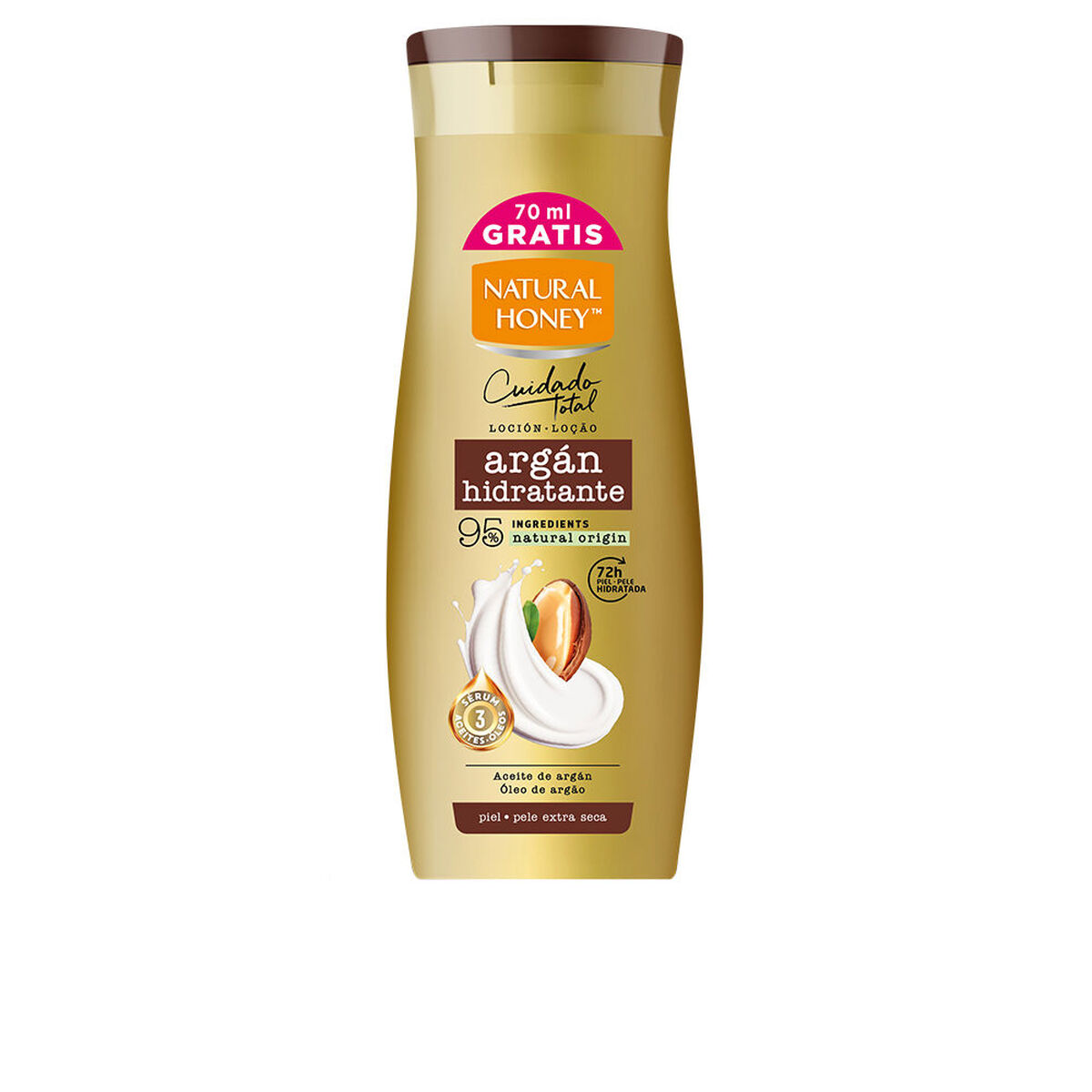 Kroppslotion Natural Honey ELIXIR  DE ARGAN 330 ml