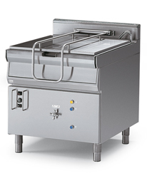 Gas luta brattpan, motordriven, 70 liter