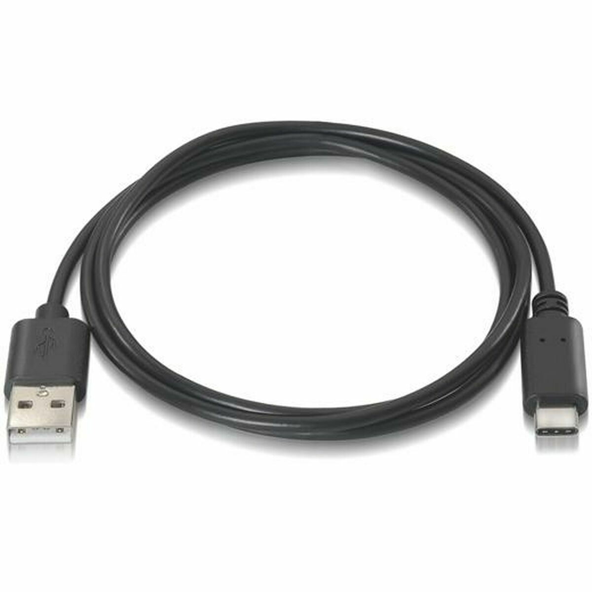 USB A till USB-C Kabel Aisens A107-0052 Svart 2 m - 2