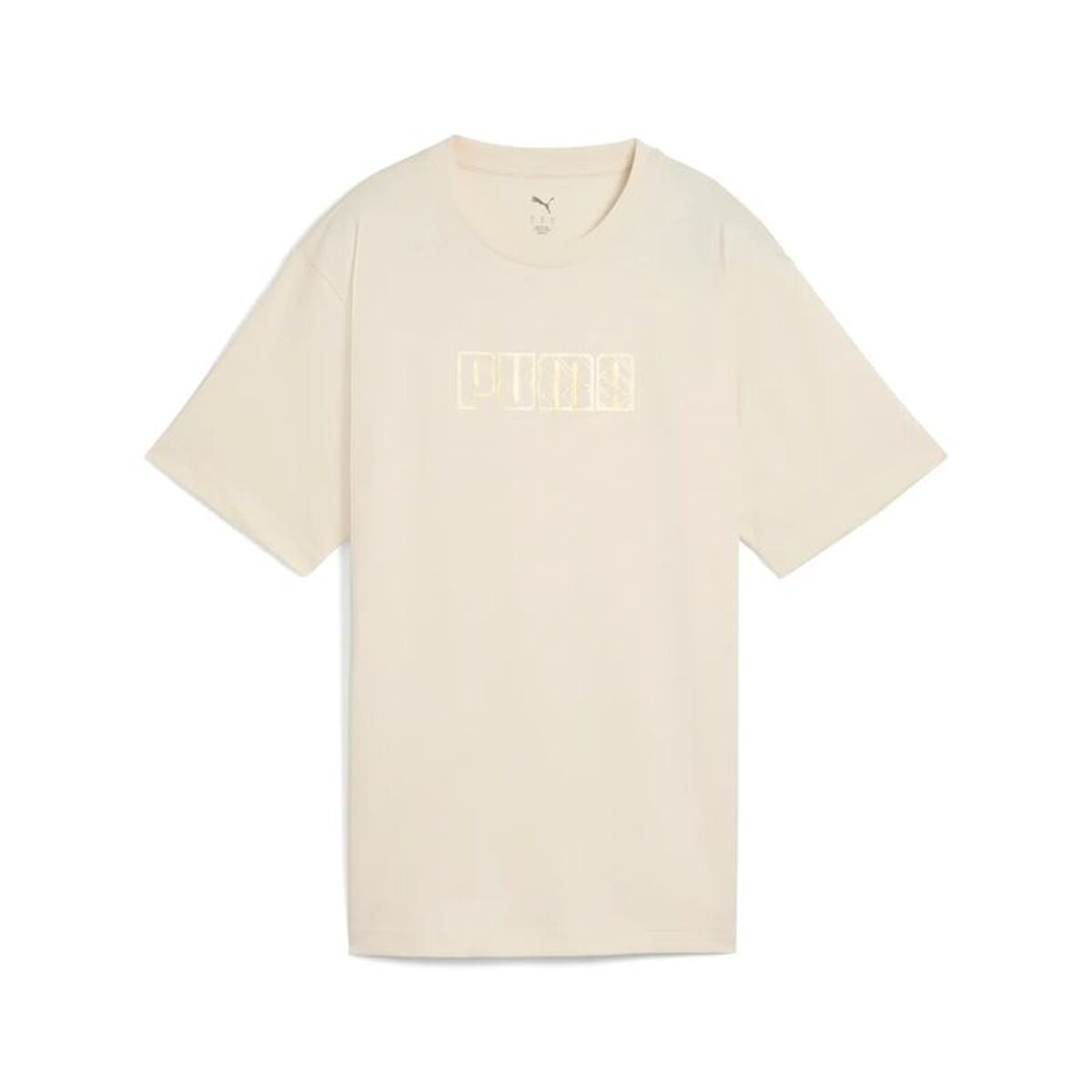 T-shirt med kortärm Dam Puma Maximal Metallic Relaxed