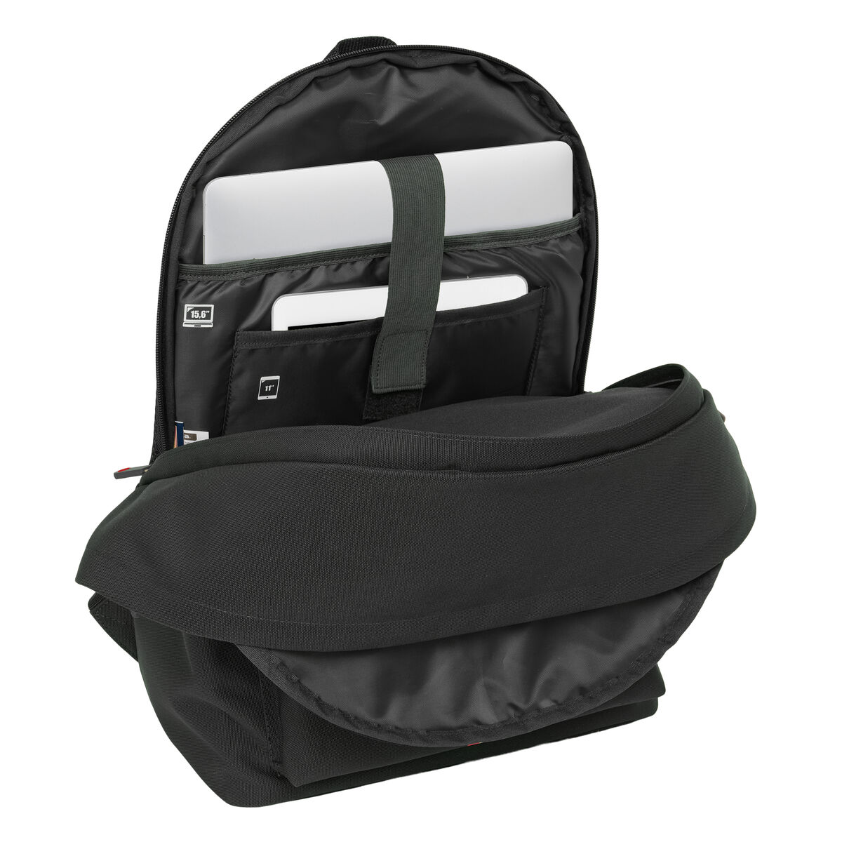 Skolryggsäck El Ganso +usb el ganso basics Svart 31 x 44 x 18 cm - 3