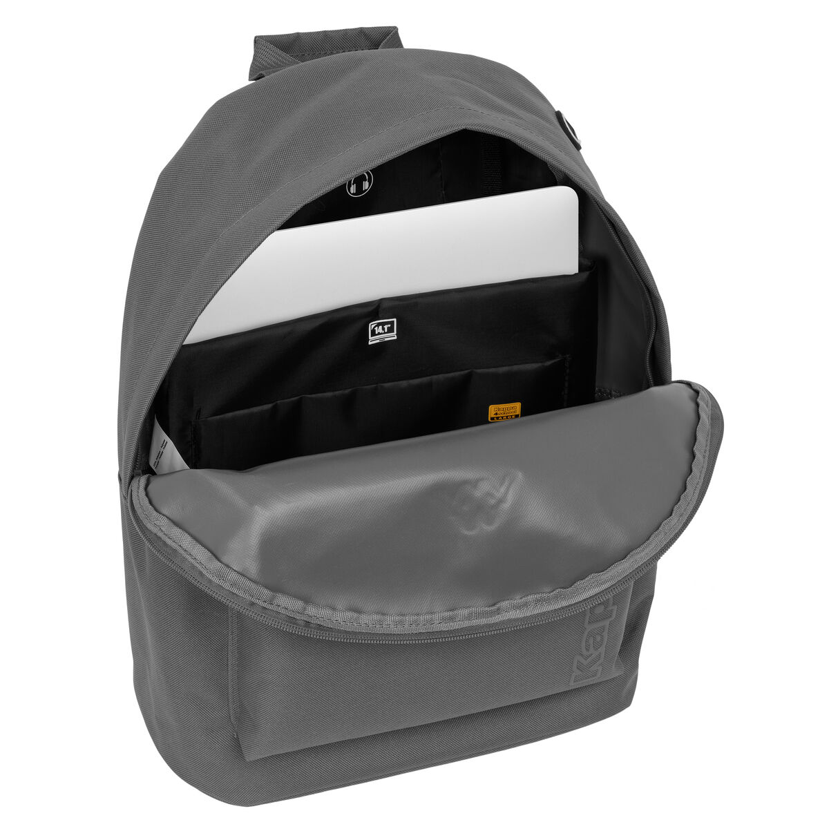 Skolryggsäck Kappa kappa basics Grå 31 x 41 x 16 cm - 2
