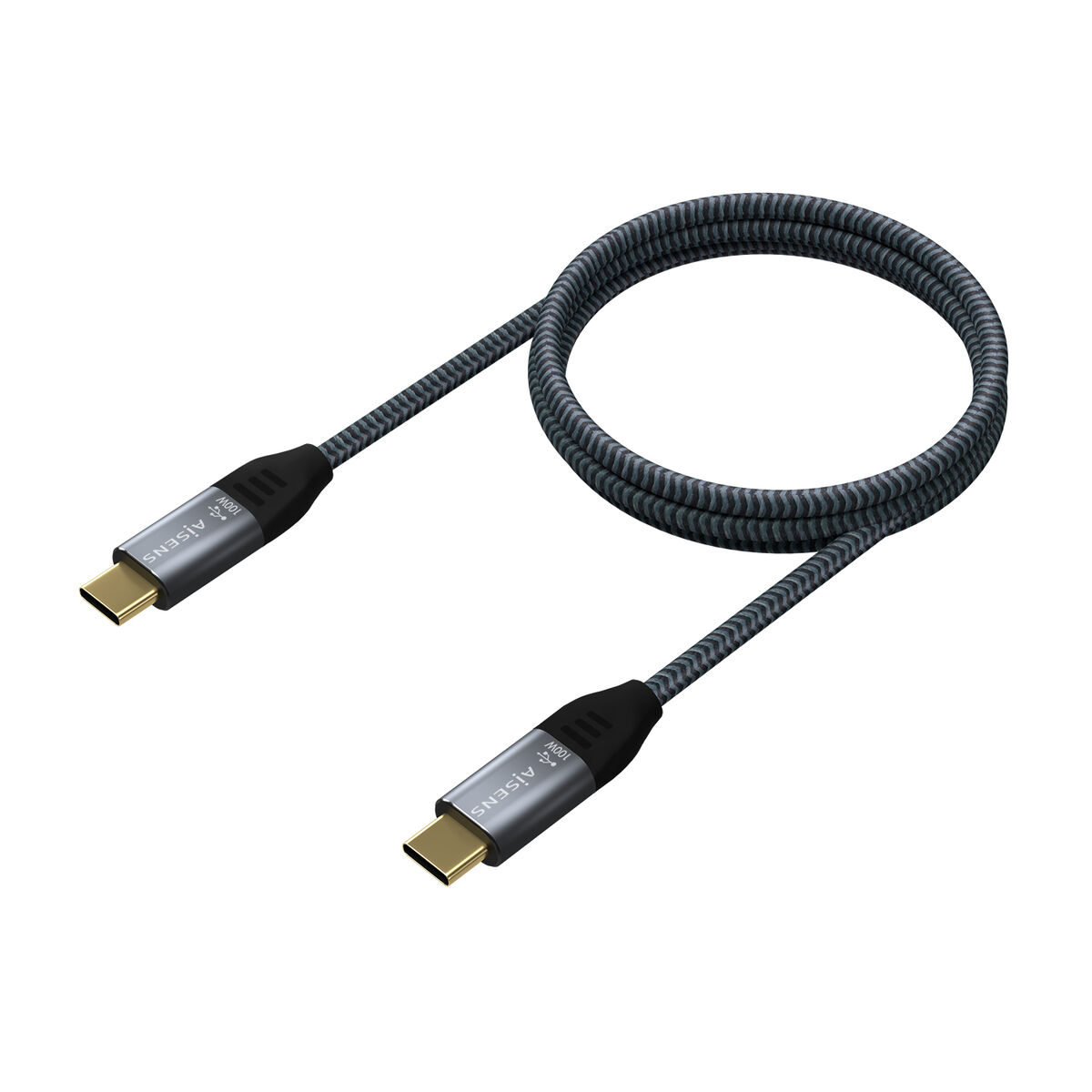USB-C-kabel Aisens A107-0629 Grå 2 m - 2