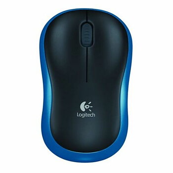 Optisk Mus Logitech M185 Blå/Svart