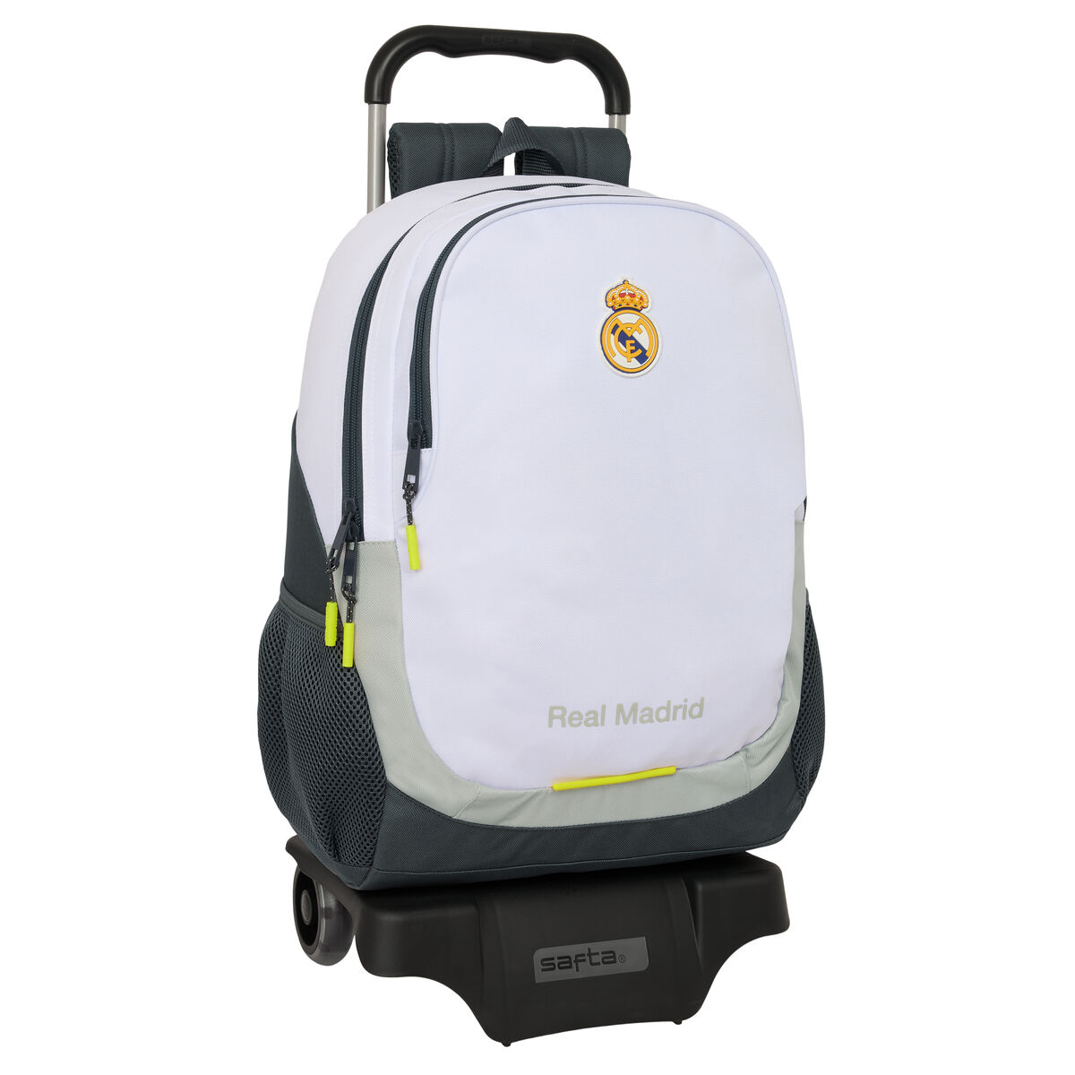 Skolryggsäck Real Madrid C.F. Vit 32 x 44 x 16 cm