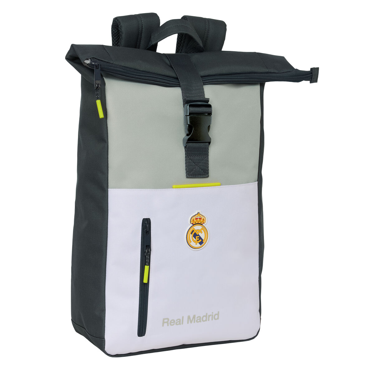 Skolryggsäck Real Madrid C.F. Vit 28 x 42 x 13 cm