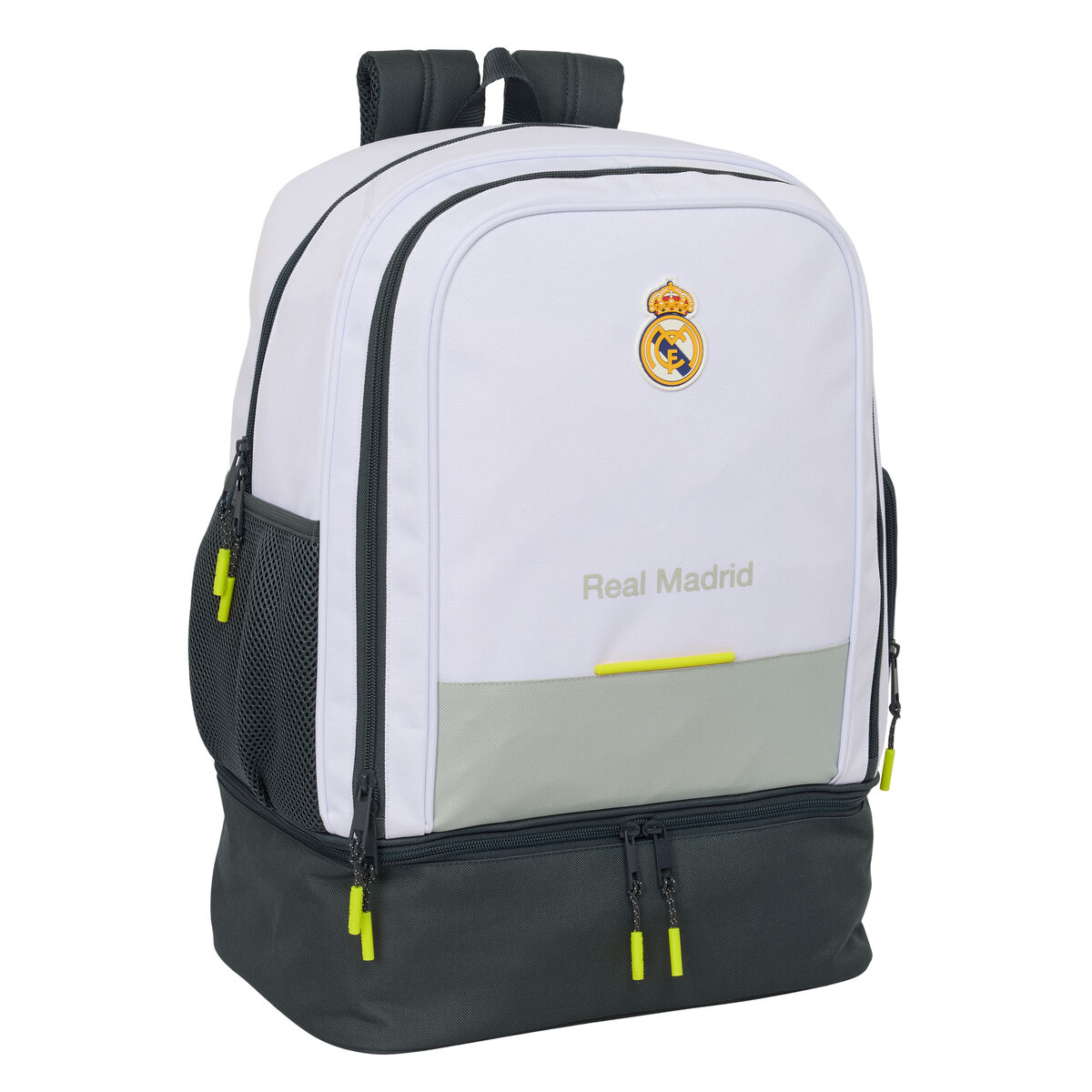 Skolryggsäck Real Madrid C.F. Vit 35 x 50 x 24 cm