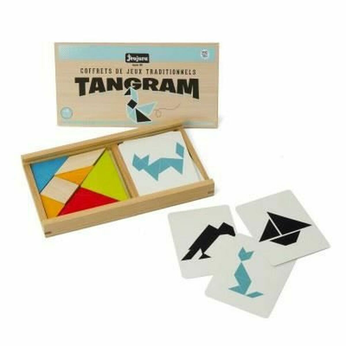 Sällskapsspel Jeujura Tangram J8144 24 x 3 x 14 cm Trä