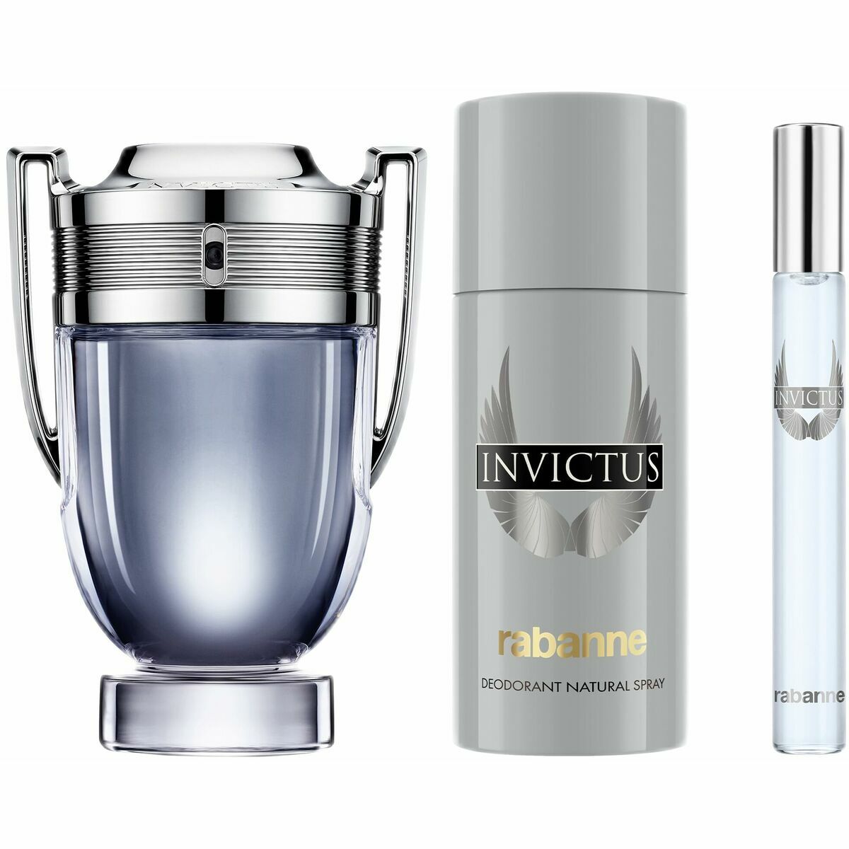 Parfymset Herrar Paco Rabanne Invictus 3 Delar