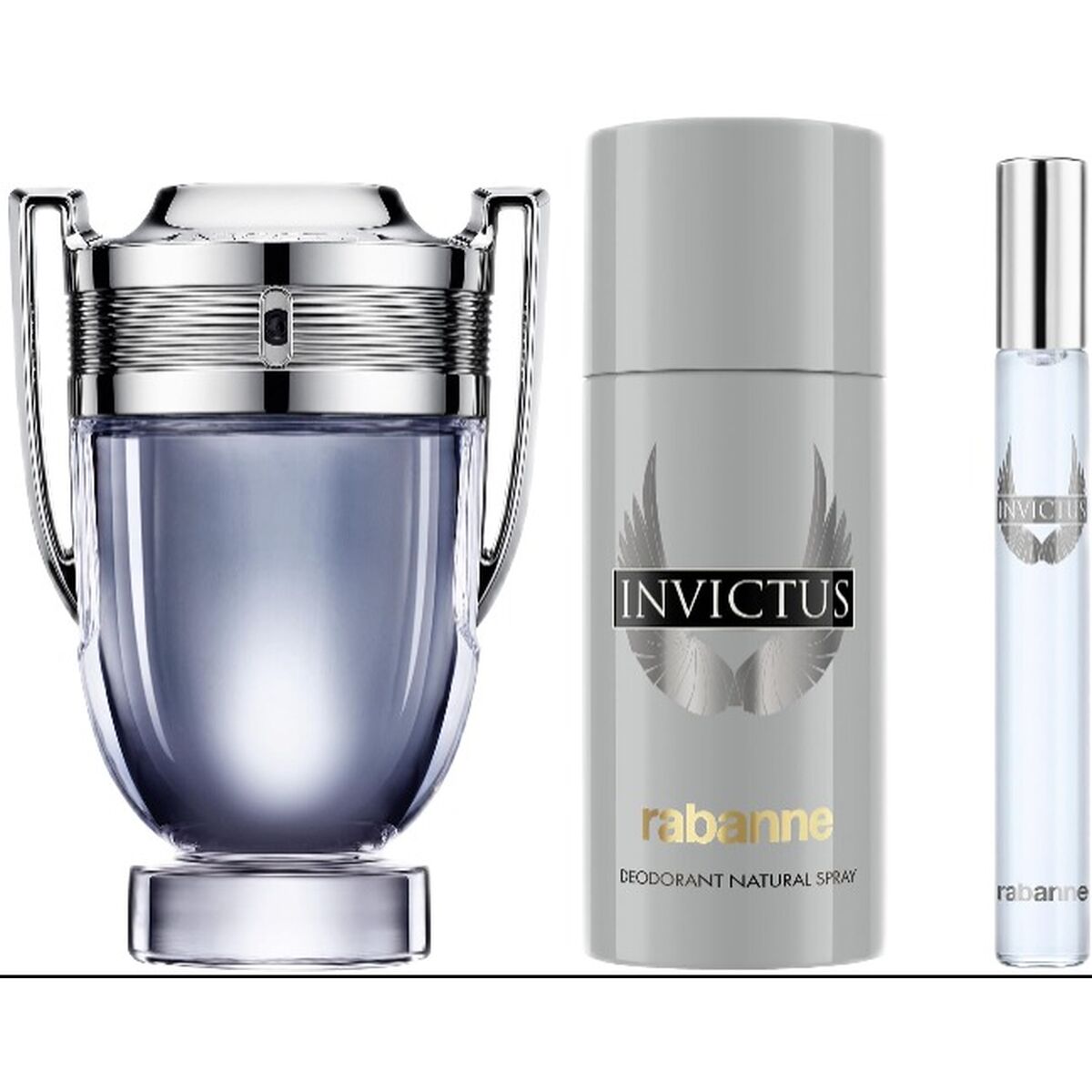Parfymset Herrar Paco Rabanne Invictus 3 Delar - 2