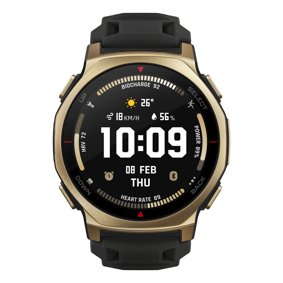 Smartklocka Amazfit W2548GL1N Svart Gyllene Ø 44 mm