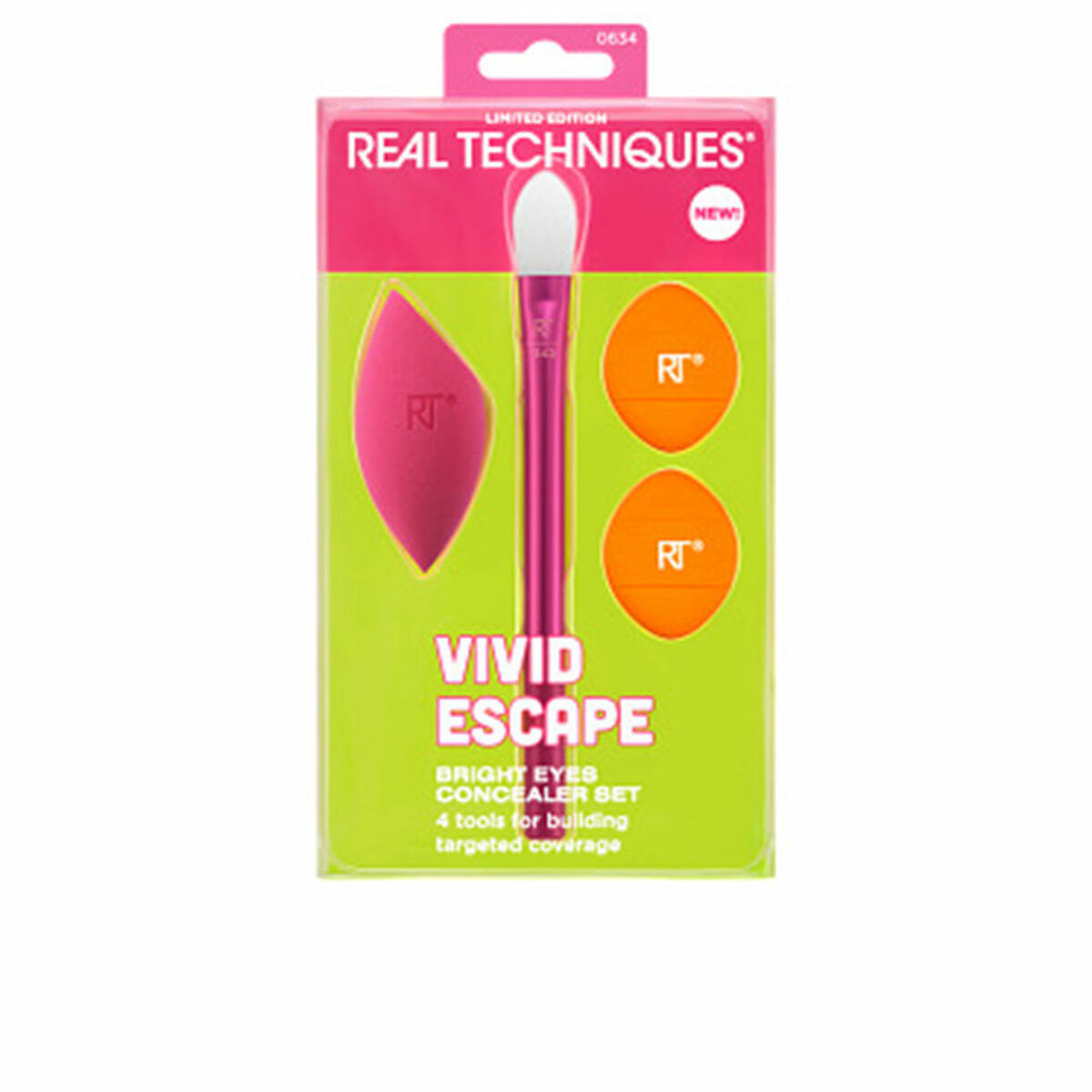 Sminkborste Real Techniques VIVID ESCAPE 4 Delar