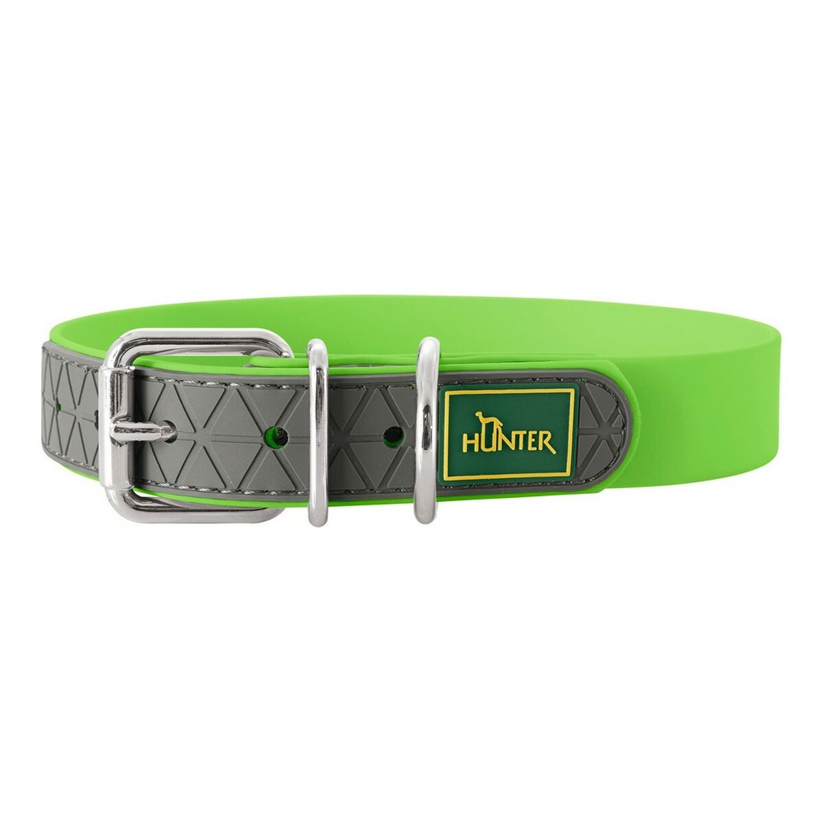 Hundhalsband Hunter Convenience Storlek M Grön (38-46 cm)