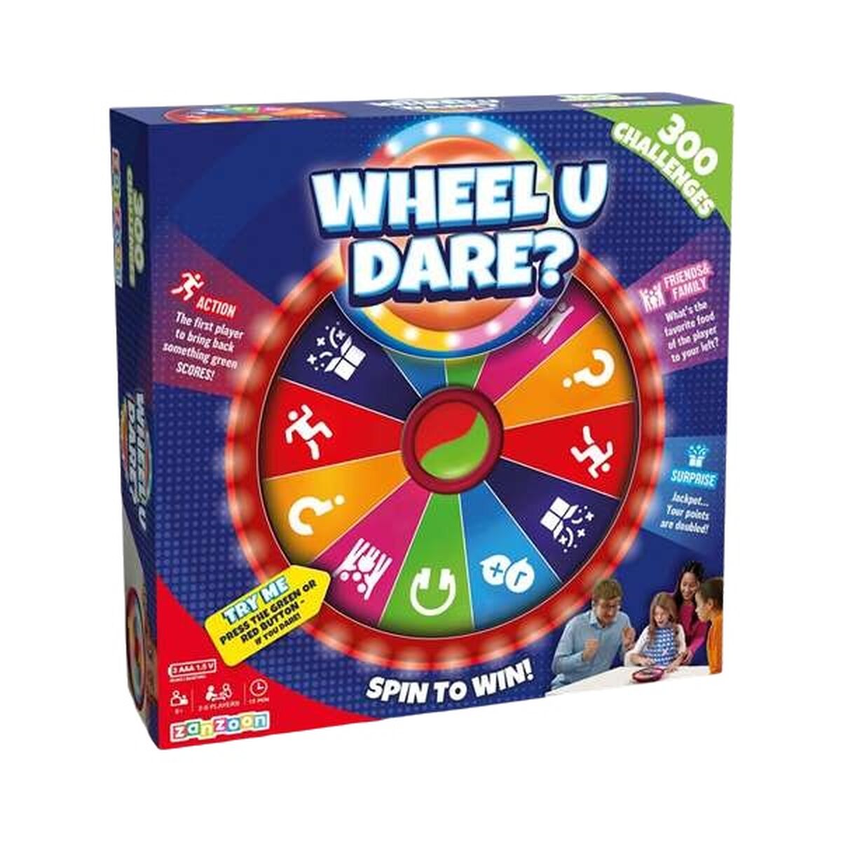 Utbildningsspel Famosa Wheel u dare? - 3