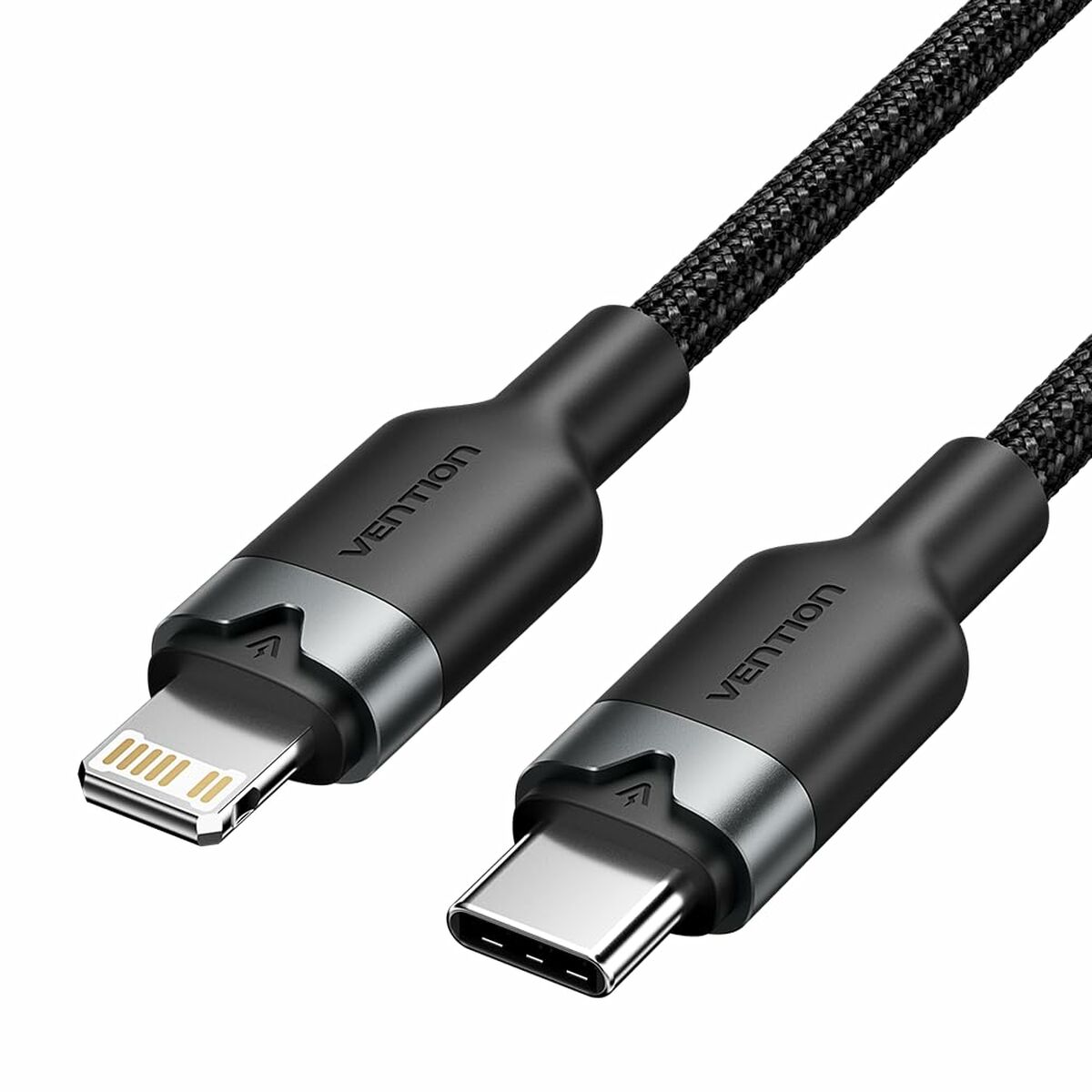 Kabel USB-C till Lightning Vention CABLECABL Svart Aluminium