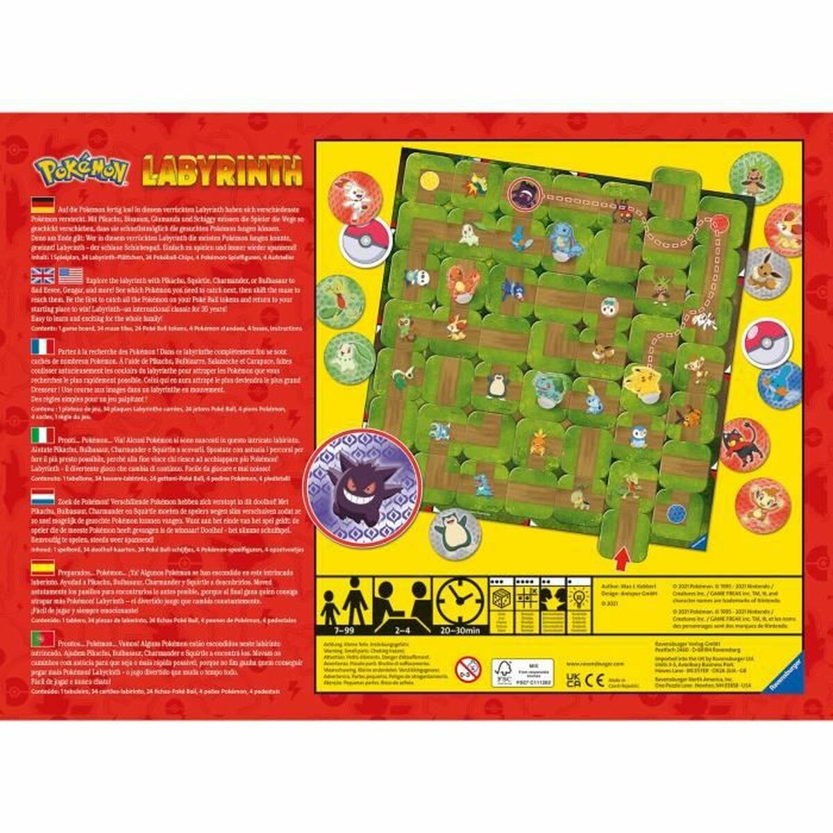 Sällskapsspel Ravensburger POKEMON Labyrinth - 2