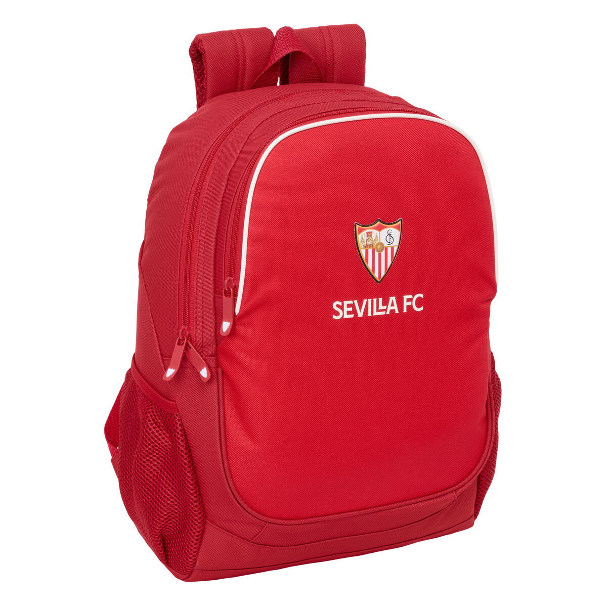 Skolryggsäck Sevilla Fútbol Club Röd 32 x 44 x 16 cm