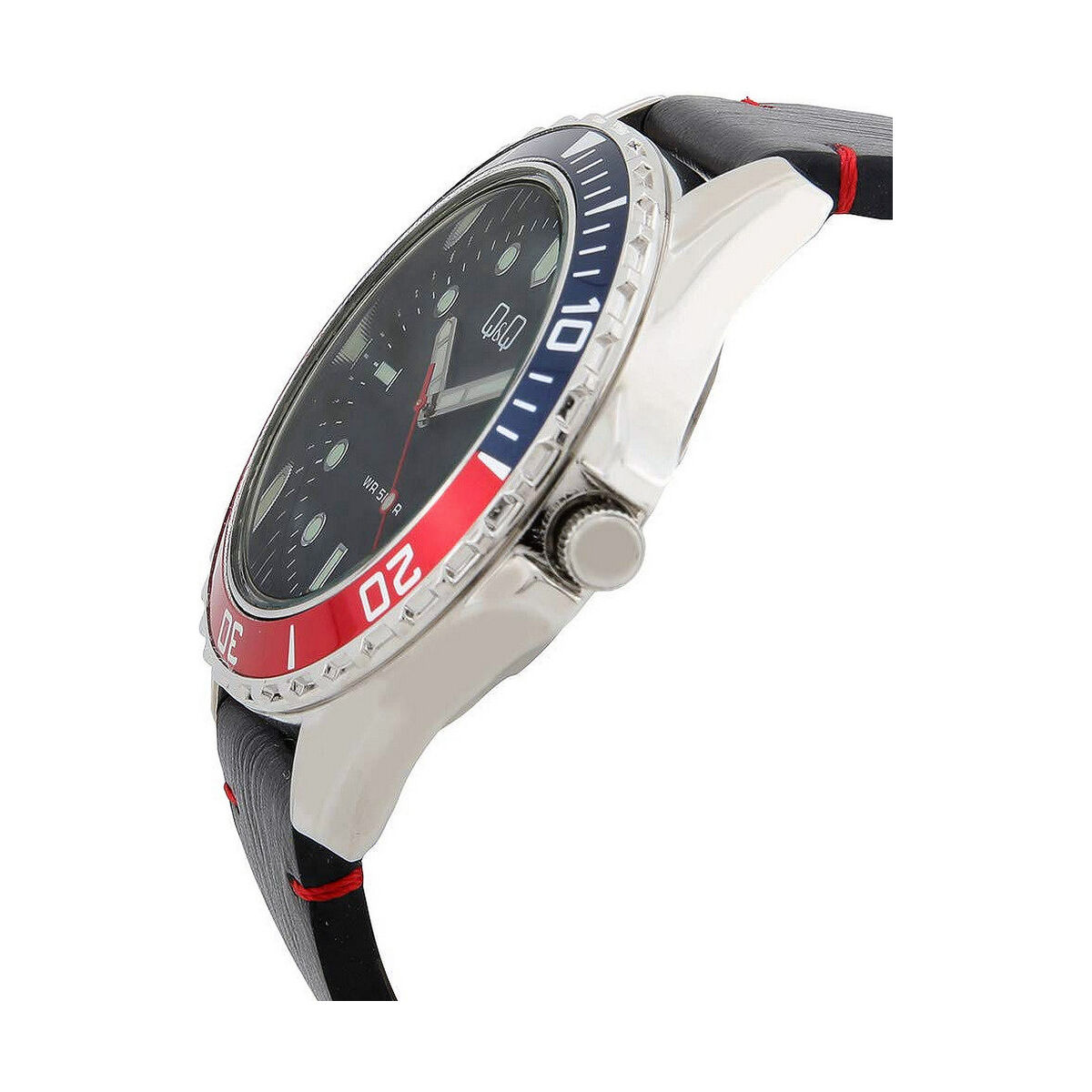 Herrklocka Q&Q A172J342Y Svart (Ø 43 mm) - 3