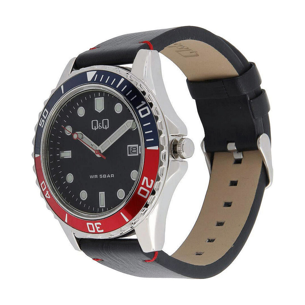 Herrklocka Q&Q A172J342Y Svart (Ø 43 mm) - 2