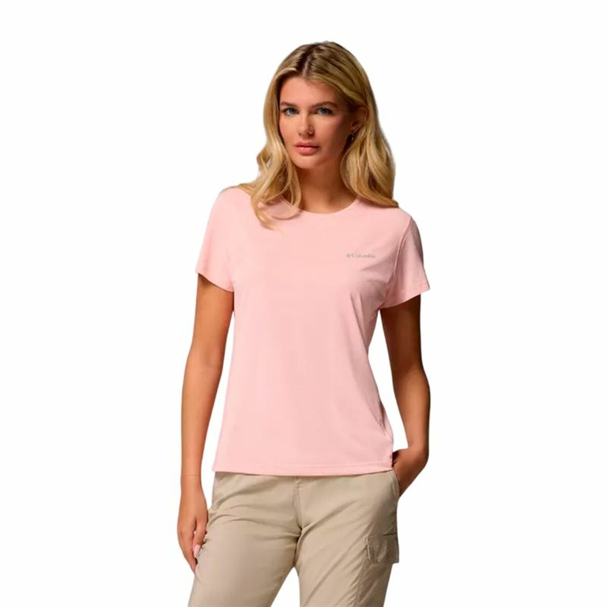 Sporttröja med ärmar Columbia Zero Rules™ Light Ss Rosa