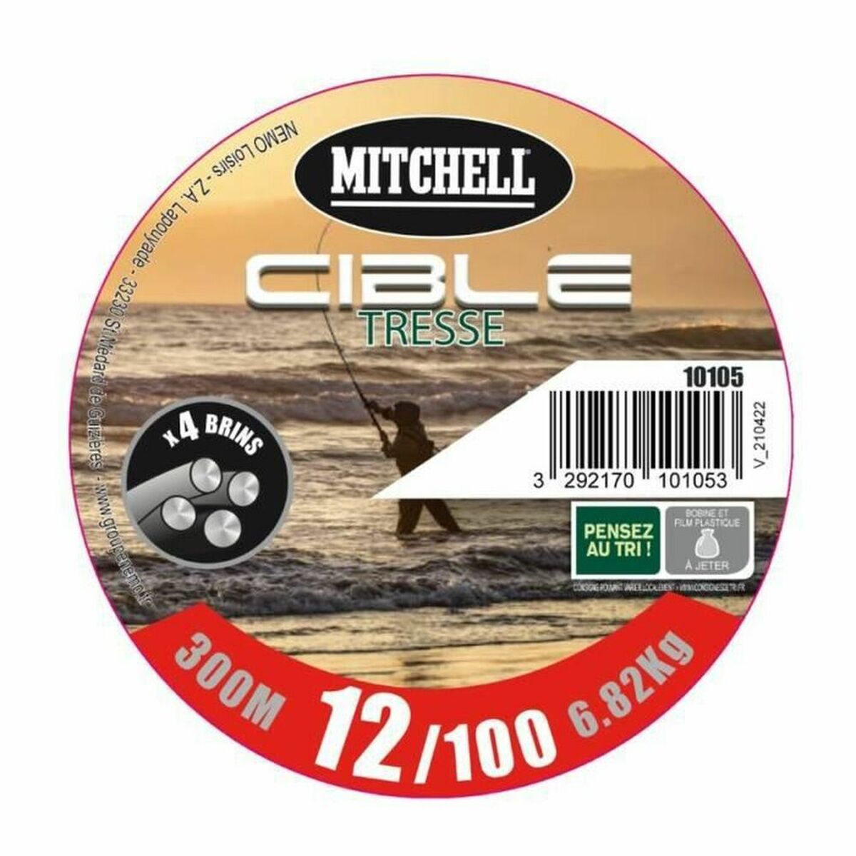 Fisklina MITCHELL 300 m 0,17 mm