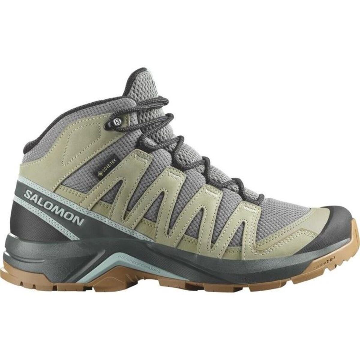 Promenadsko, Herr Salomon X-Adventure Recon Mid Oliv Mörkgrå