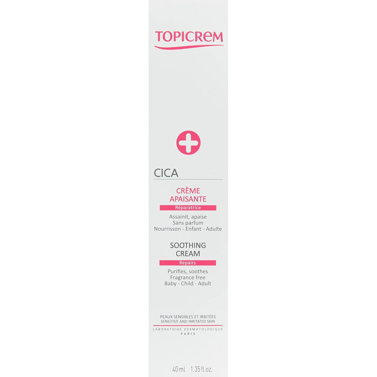 Lindrande kräm Topicrem Cica 40 ml - 2