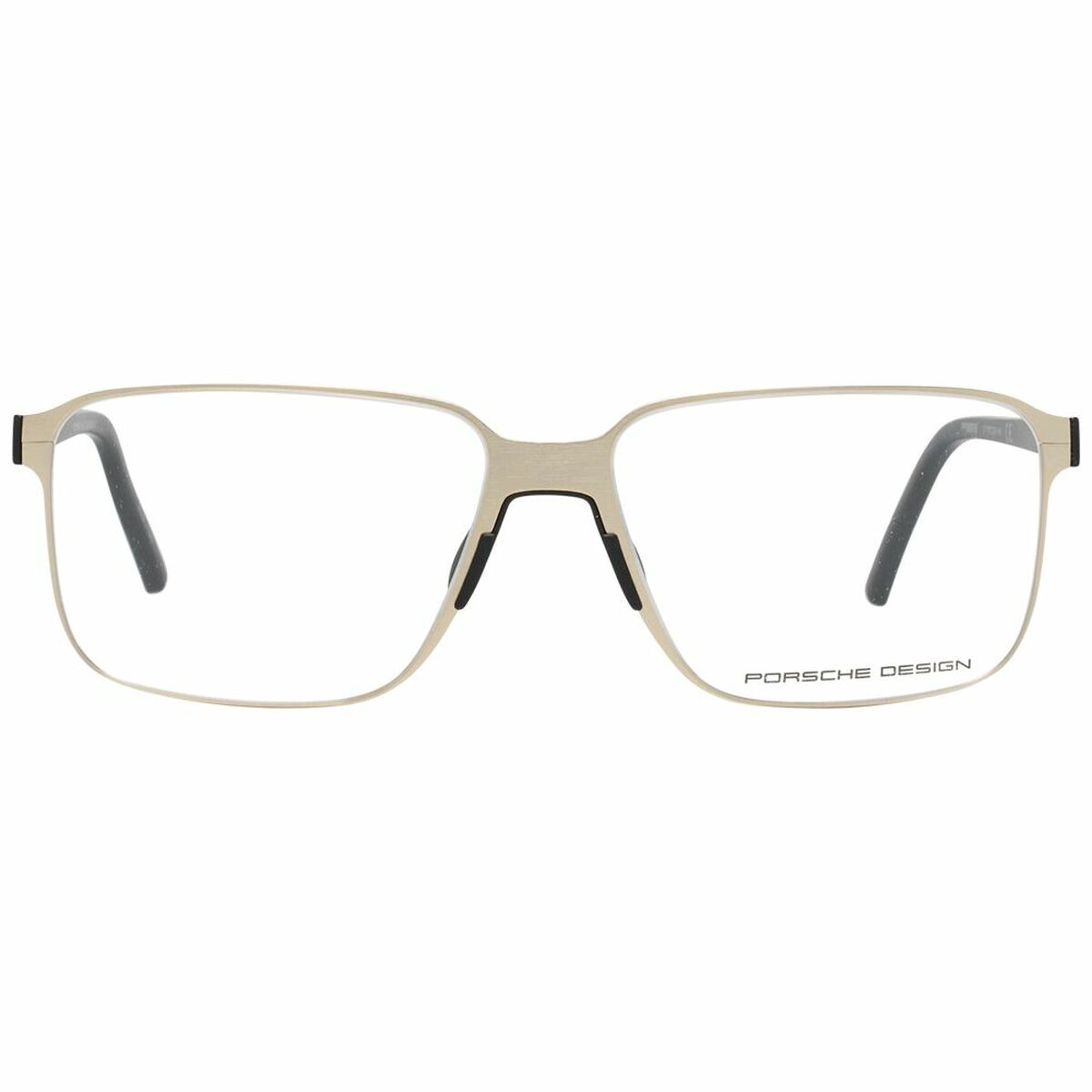 Glasögonbågar Porsche P8313-57B Svart Gyllene ø 57 mm - 2