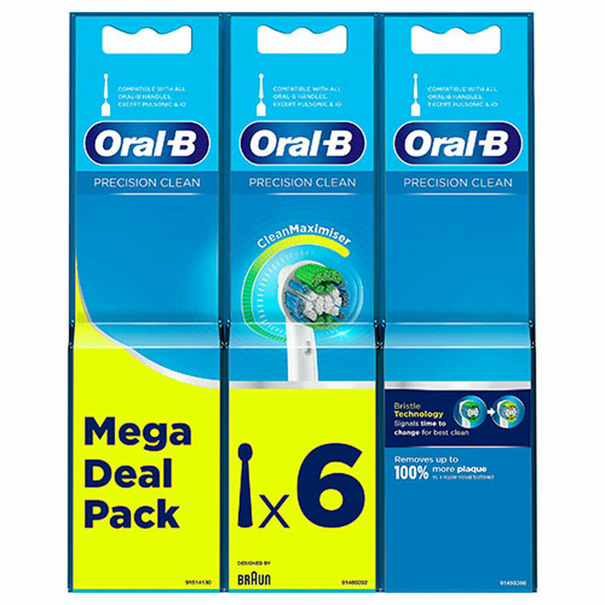 Tandborsthuvud Oral-B Precision Clean EB20