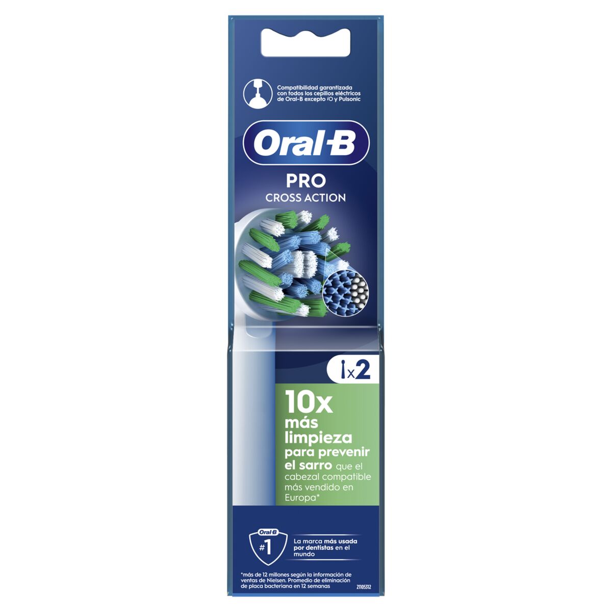 Tandborsthuvud Oral-B Cross Action
