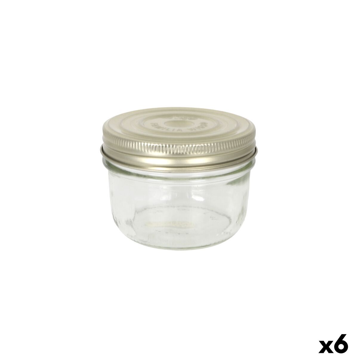 Burk Le Parfait Wiss Transparent Gyllene 350 ml Hermetisk (6 antal)