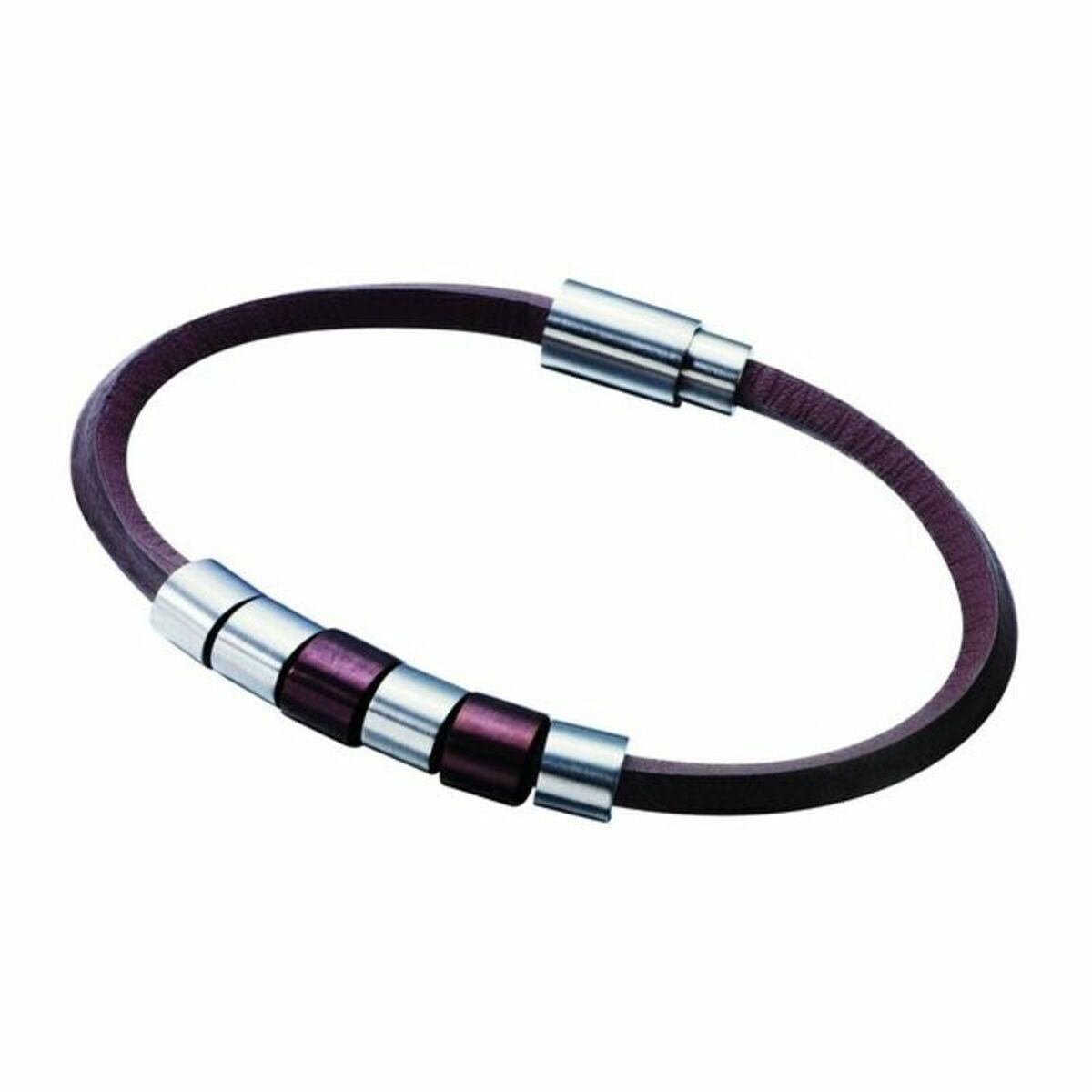 Herrarmband Police PJ22653BLC219 Läder Stål 19 cm