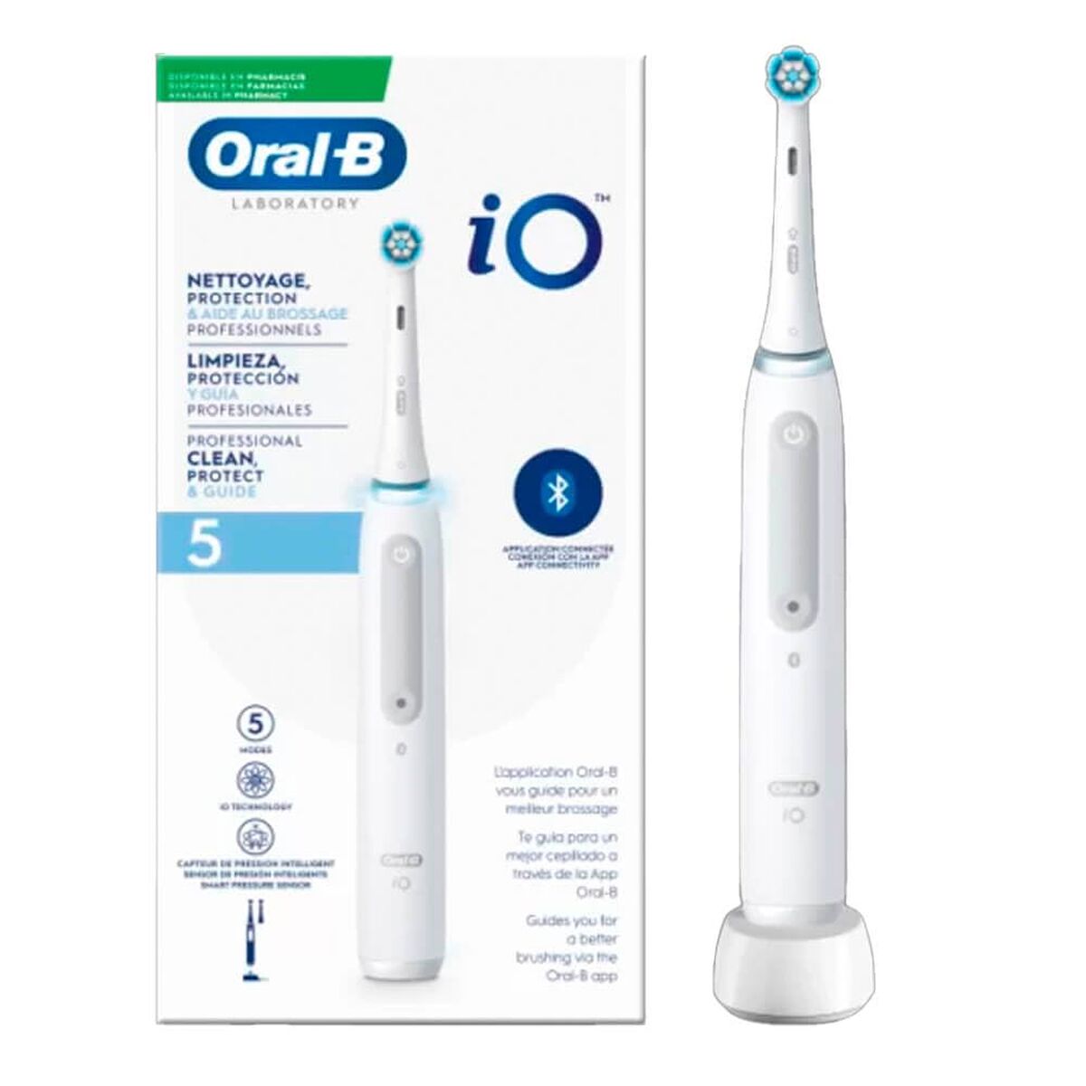 Elektrisk Tandborste Oral-B LABPROIO5/WH Vit