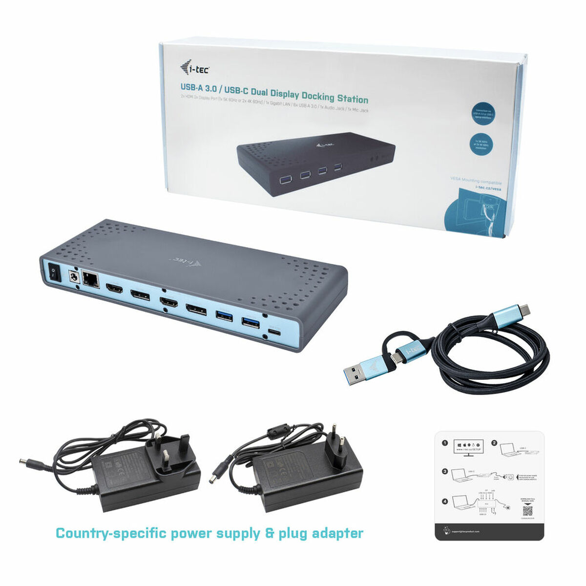 Dockstation i-Tec CADUAL4KDOCK - 3