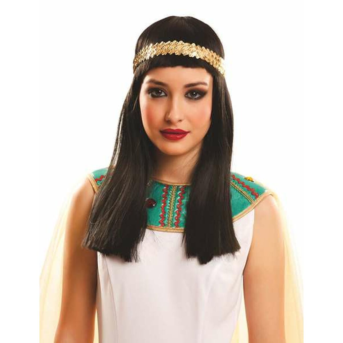 Långhårig peruk Egyptisk kvinna