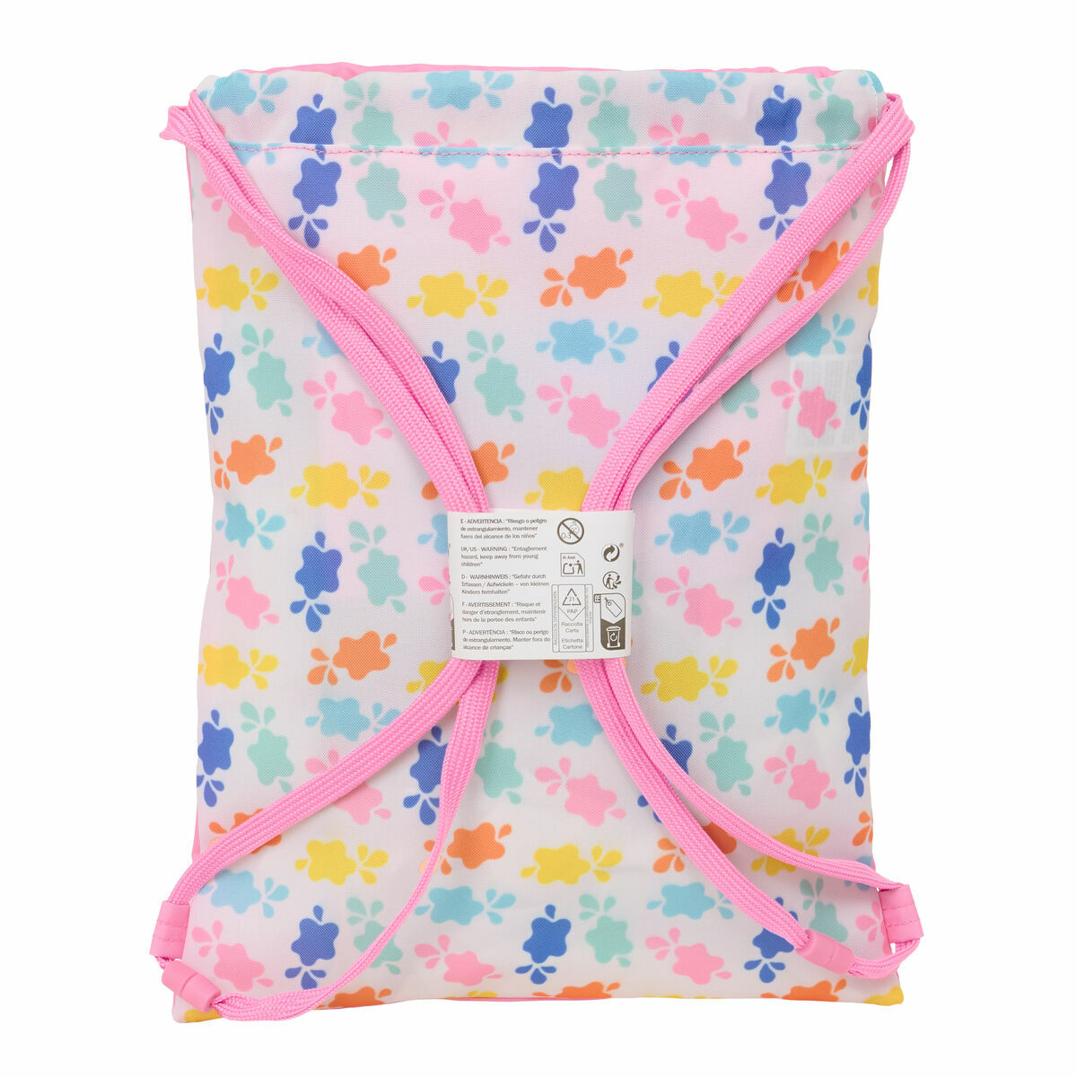 Skopåse med remmar Peppa Pig Baby pig Multicolour 26 x 34 x 1 cm - 2