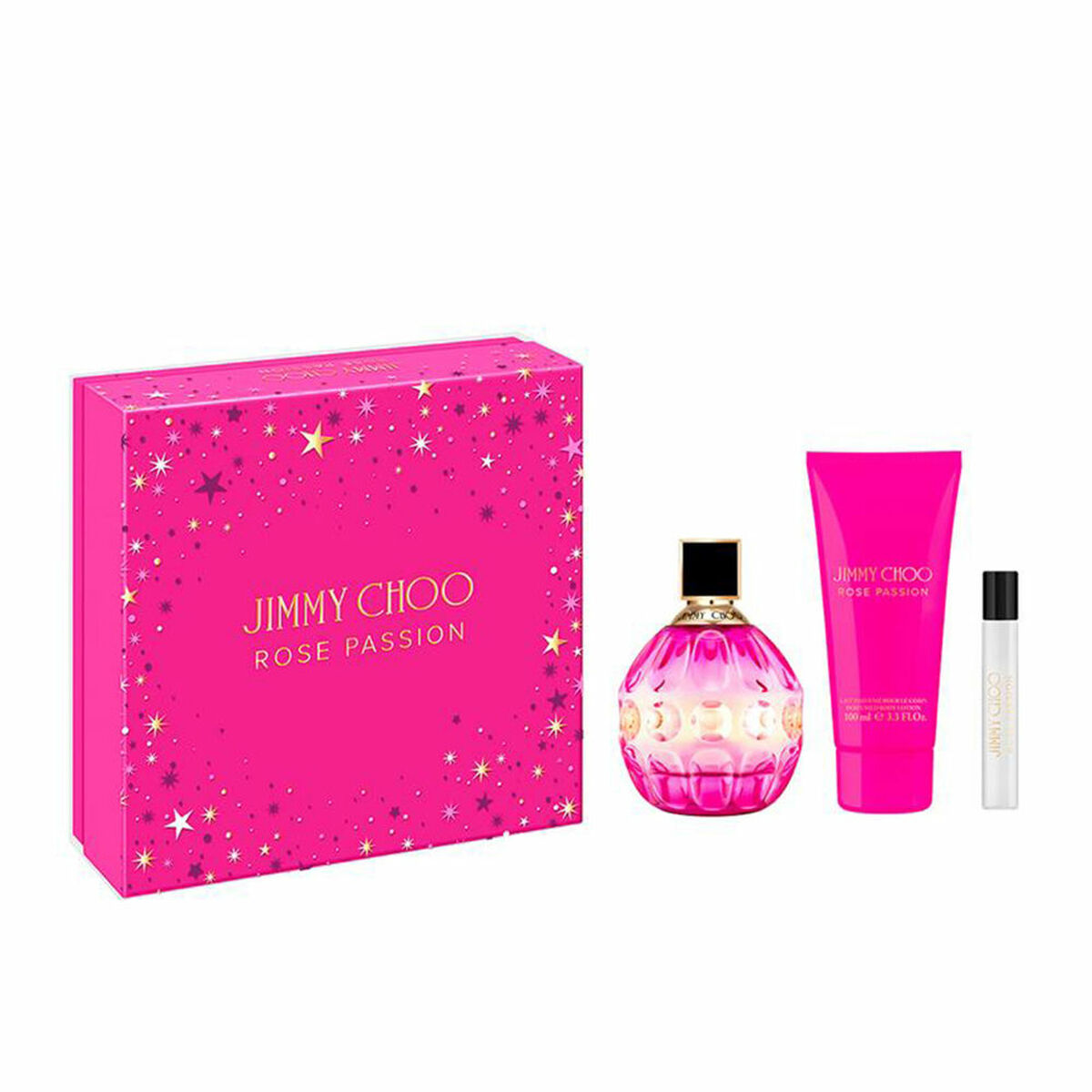Parfymset Damer Jimmy Choo ROSE PASSION EDP 3 Delar